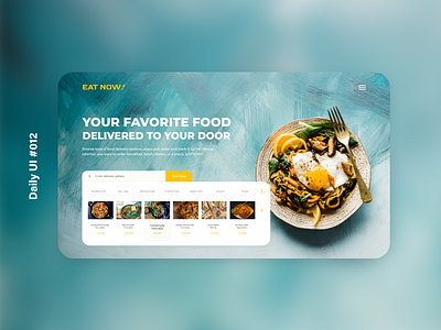 Daily UI #012 - e-Commerce Shop adobexd branding delivery delivery food delivery food design design design inspiration ecommerce ecommerce platform ecommerce platform design food landing page logo lp order food site design ui ux