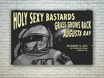 HSB Horseshoe Tavern Gig Poster