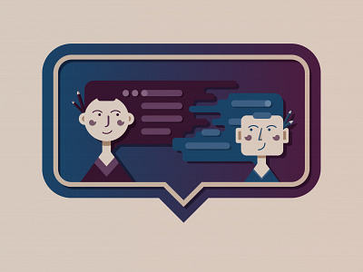 Conversation conversation illustration vector