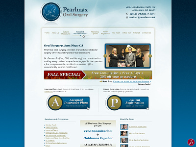 Homepage Pearlmax v1.0