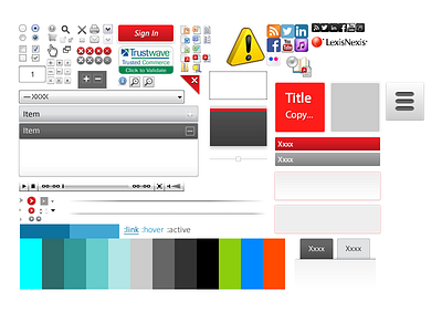 Patterns: Icons and Styles Library icons patterns sprite styles