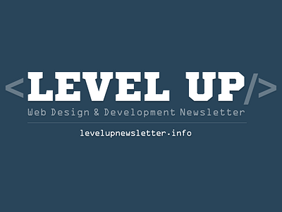 Logo Level Up! Newsletter