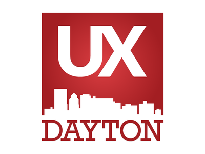 UX Dayton Meetup Logo - Rebound dayton logo red ux