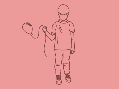 Sad Balloon balloon illustration kid