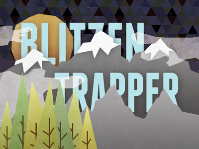 Blitzen Trapper illustration mountain