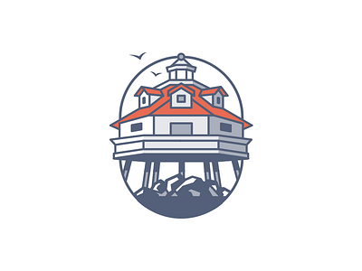 One logo three ways - 3 illustration lighthouse