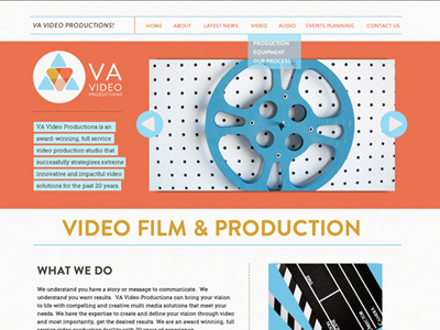 Video Productions design web