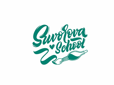 Logo for lettering school logo lettering type