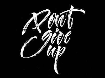 Don't Give Up