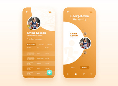 T/F Results Reporting System UI activities activity college sports fitness fitness app interaction design ncaa social app sports sports branding sports design track field ui ui ux ui design uidesign uiux user interface xd design