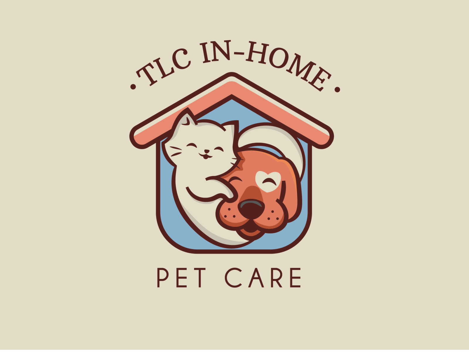 TLC INHOME PET CARE BRANDING by Andra Mirescu on Dribbble