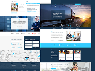 Transcargo - Logistics & Transportation Business WP Theme logistic logistics logistics theme themeforest transporation theme transportation wordpress wp