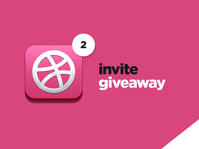 Invite Giveaway dribbble invitation invite