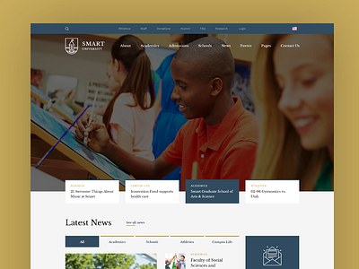 Smarty University - Education WordPress theme