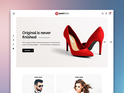 Pearl Store - Modern fashion shop. ecommerce pearl shop store theme woocommerce wordpress