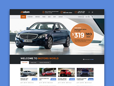 Motors - Automotive Dealership WordPress theme