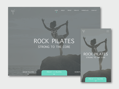 Yoga app branding design ui ux vector website
