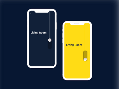 Lighting Switch app design flat minimal ui ux