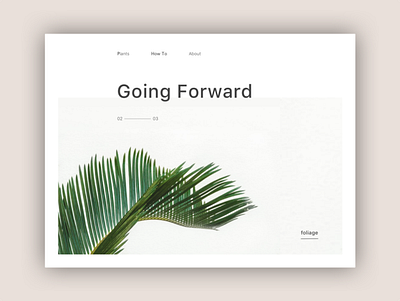 Going Forward branding design minimal typography ui ux web website