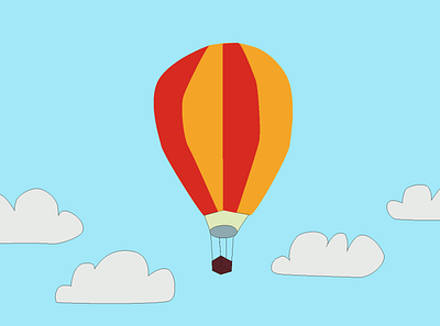 Hot Air Balloon design illustration