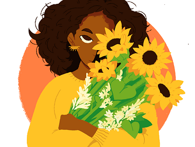 Leo | Sunflower blog editorial editorial illustration fashion illustration lifestyle zodiac