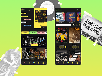 Negozio anarchy app artdirector artist design icon mobile app mobile design mobile ui music musician rock`n`roll ui ux
