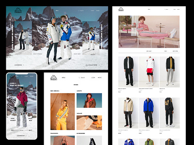 Kappa concept design e commerce fashion figma ipad mobile ui web web design
