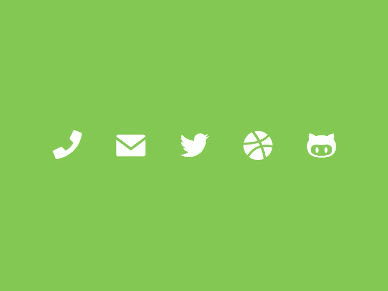 Ring Ring Ring animation call css phone ring rumble symbolicons