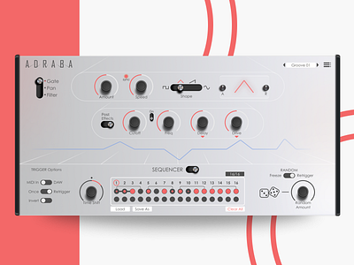 ADRABA vst design effect figma graphic design ui vst