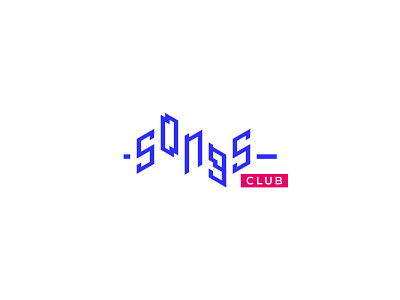 Logo | Songs club adobe illustrator brand branding creative design graphic graphic design logo logotype symbol vector