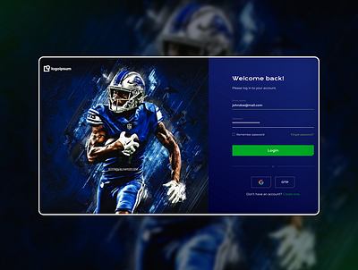 NFL Streaming | Web Header designer figma figma expert graphic design header image hero image streaming site ui uiux web header website