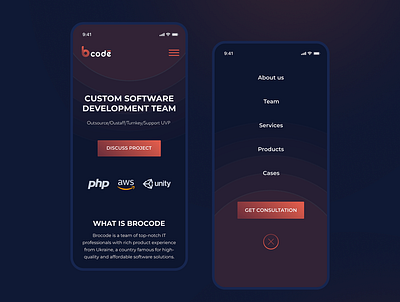 B-Code | Mobile App Design mobile app responsive design ui ux