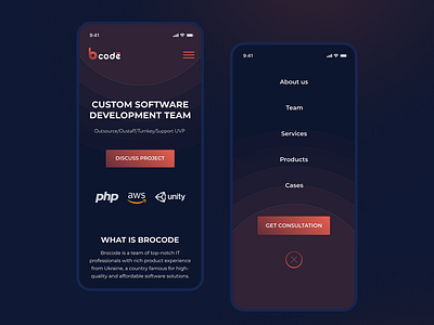 B-Code | Mobile App Design