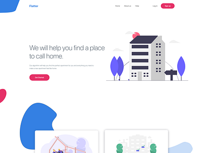 Landing Page design landing page learning ui uidesign ux