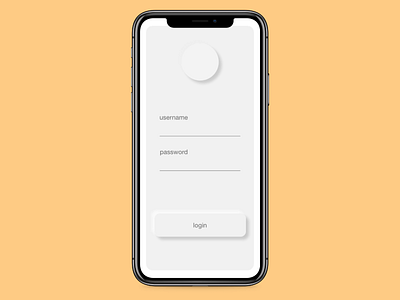 playing around with neumorphism login login screen neumorphic neumorphism ui