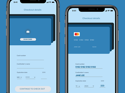 DailyUI #002 checkout form daily 100 challenge dailyui dailyui 002 dailyuichallenge design ios mobile checkout ui uidesign