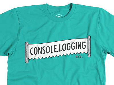 Console.Logging Co. Shirt code coding console logging logo purchase shirt web