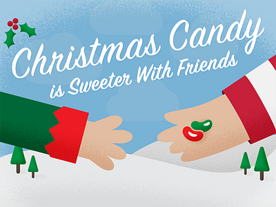 Christmas Candy! candy christmas ecommerce graphic design holidays illustration sharebear sharing texture web design