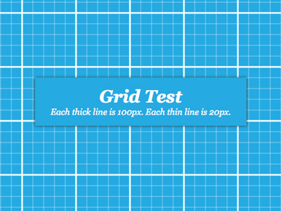Responsive Web Design Grid Test