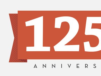 125th Anniversary Logo by Seth Akkerman on Dribbble