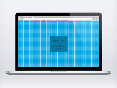 Grid Test Web App Project Page grid test responsive design tool web app