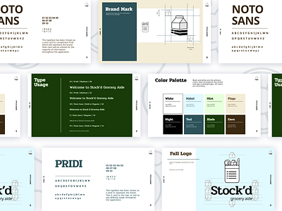 Stock'd Design System brand concept branding design system logo modern design styleguide ui design ux desgin ux design ux designer visual design