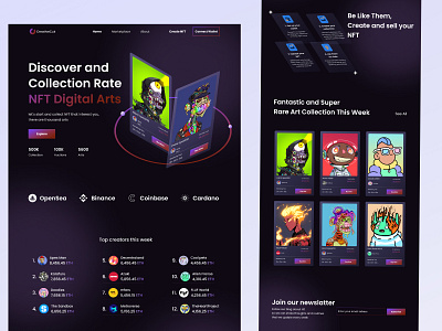 Landing Page NFT - CreativeCuk