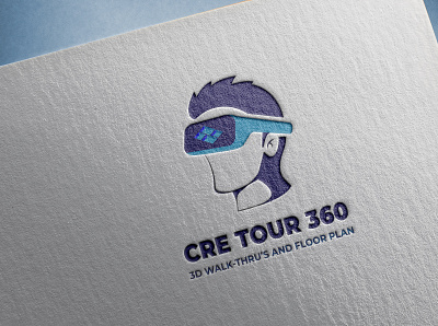 Logo CRE TOUR 360 design logo