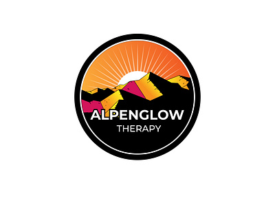 Logo Alpenglow Therapy design logo