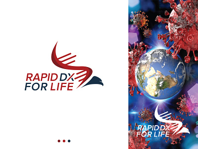 Rapid DX For Life covid19 logo logodesign logotype pandemic rapid