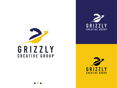 Grizzly Creative Group animal bear creative grizzly logo logodesign