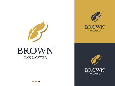 Brown Tax Lawyer law lawyer logo logodesign tax