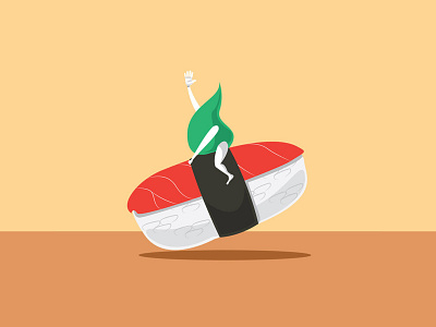 Sushi Rodeo brand design branding creative direction design illustration