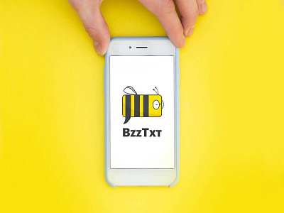 BzzTxt Logo brand design brand illustration creative direction design illustration logo logodesign